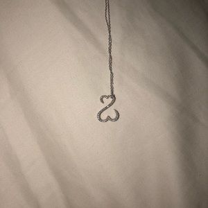 Open hearts necklace
